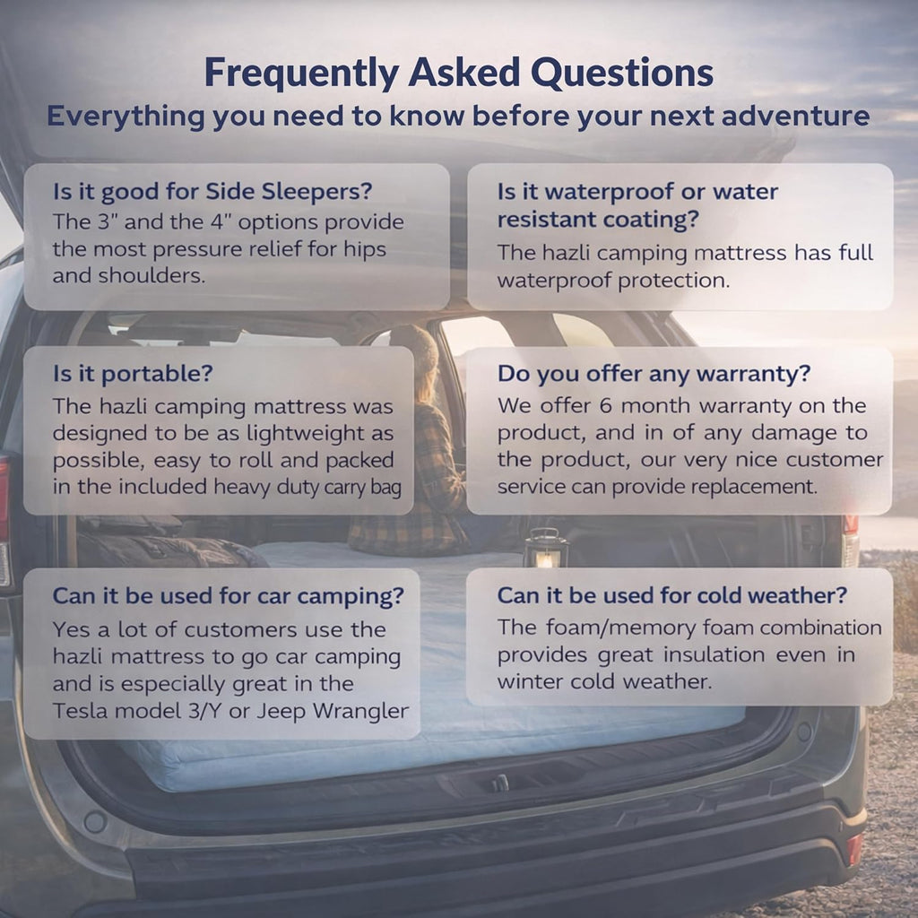 Matrix Air-Cell Memory Foam Camping Mattress