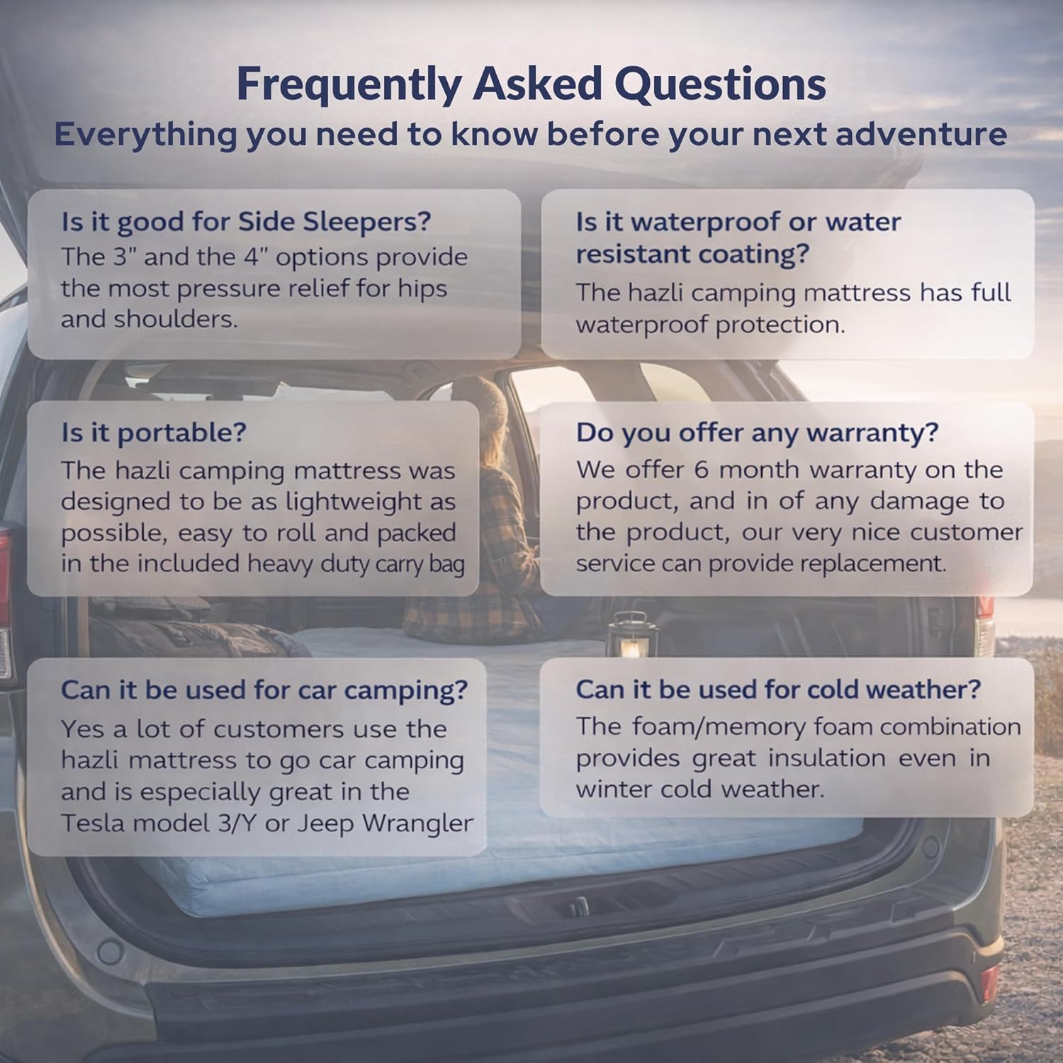 Matrix Air-Cell Memory Foam Camping Mattress